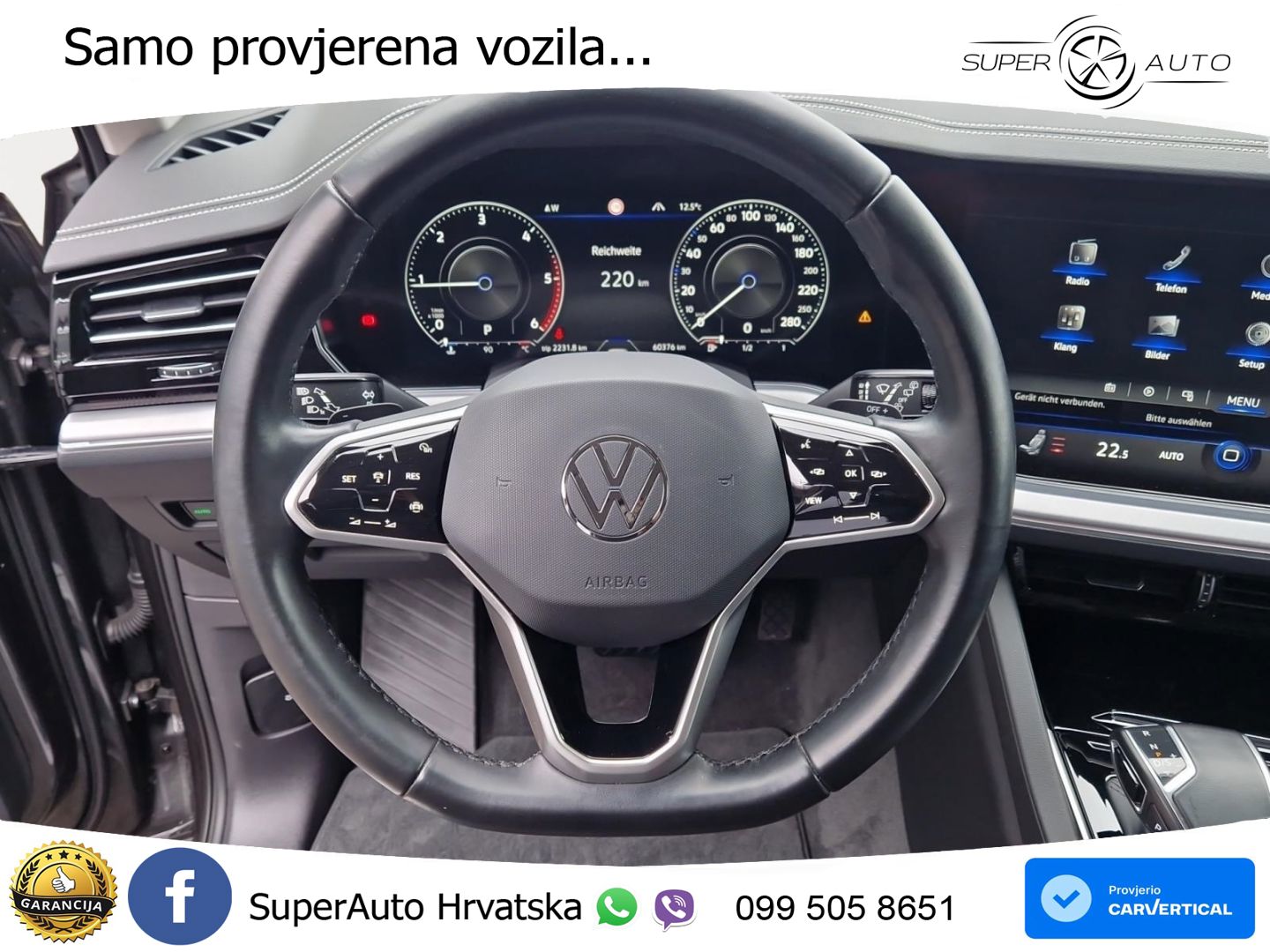 Volkswagen Touareg 3.0 V6 TDI (286 KS) 4MOTION Tiptronic LED+GR SJED+ACC