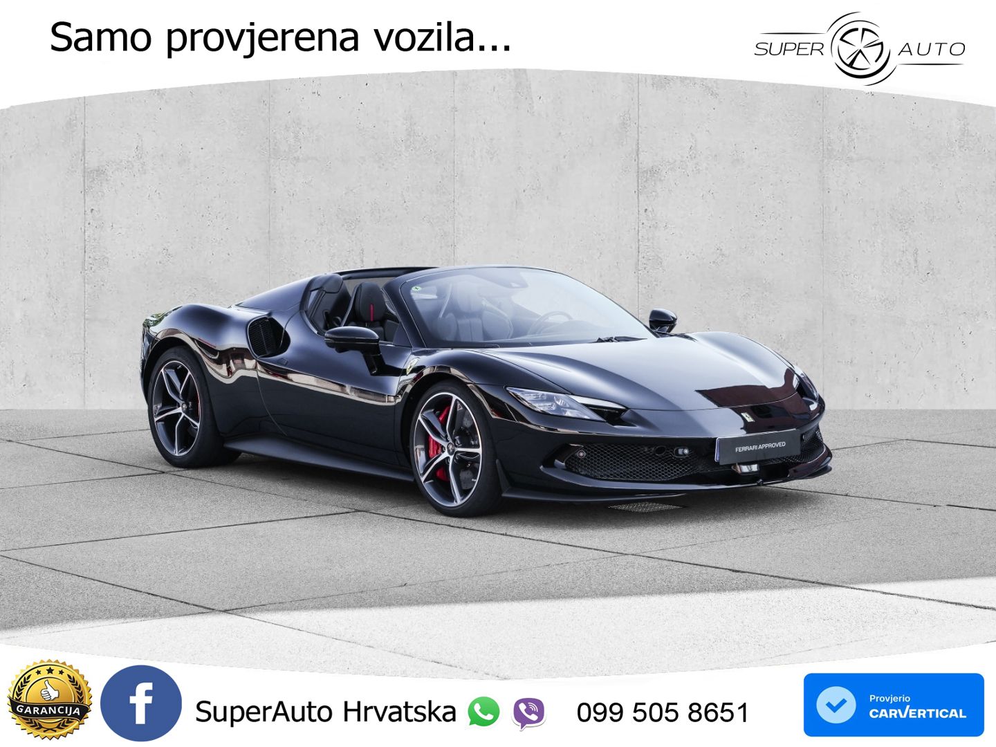 Ferrari 296 GTS 3.0 V6 (830 KS) F1 DCT LED+ACC