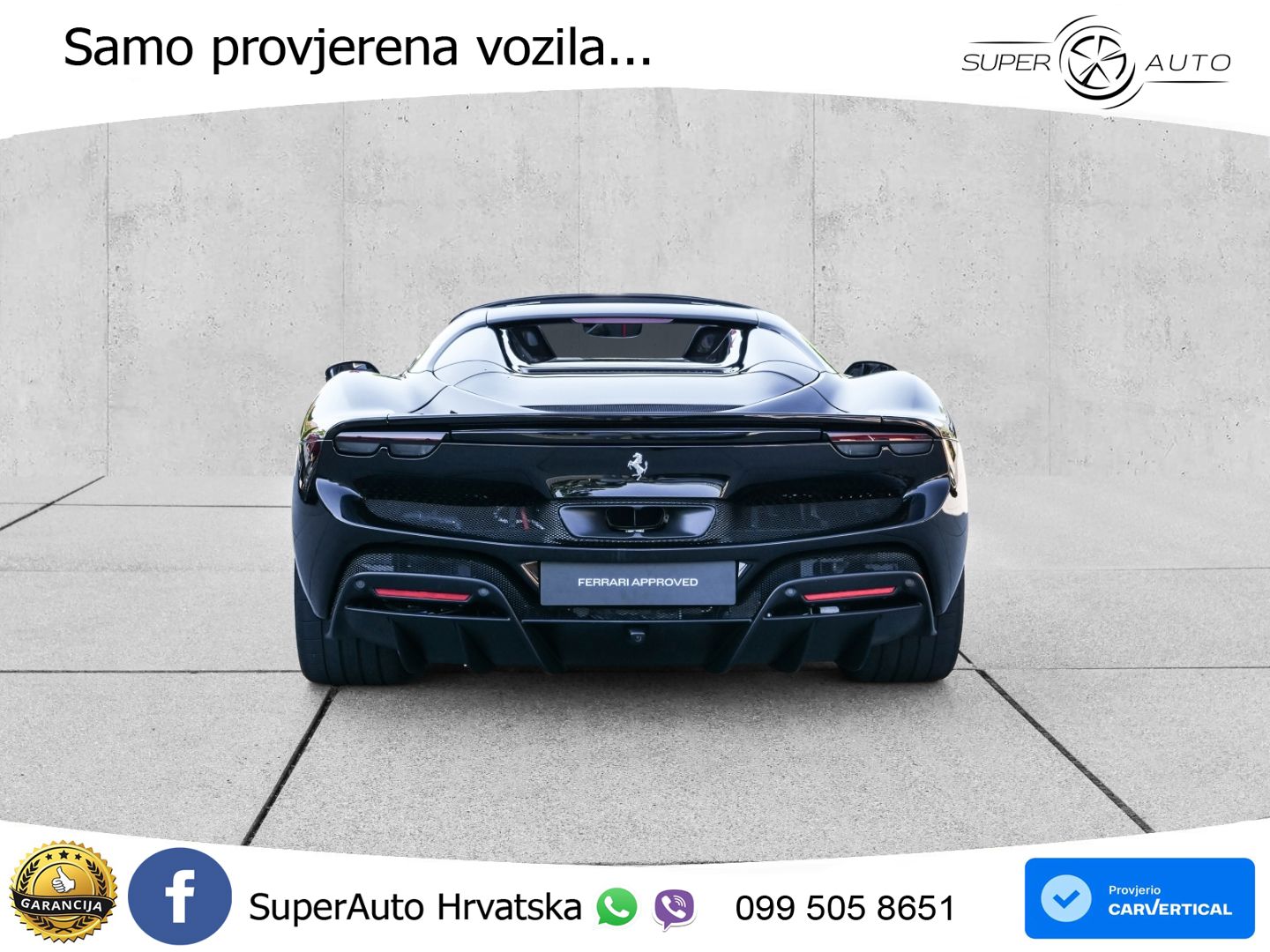 Ferrari 296 GTS 3.0 V6 (830 KS) F1 DCT LED+ACC