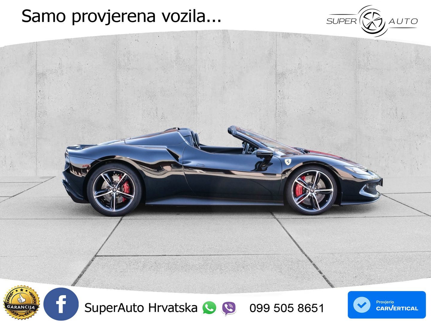 Ferrari 296 GTS 3.0 V6 (830 KS) F1 DCT LED+ACC