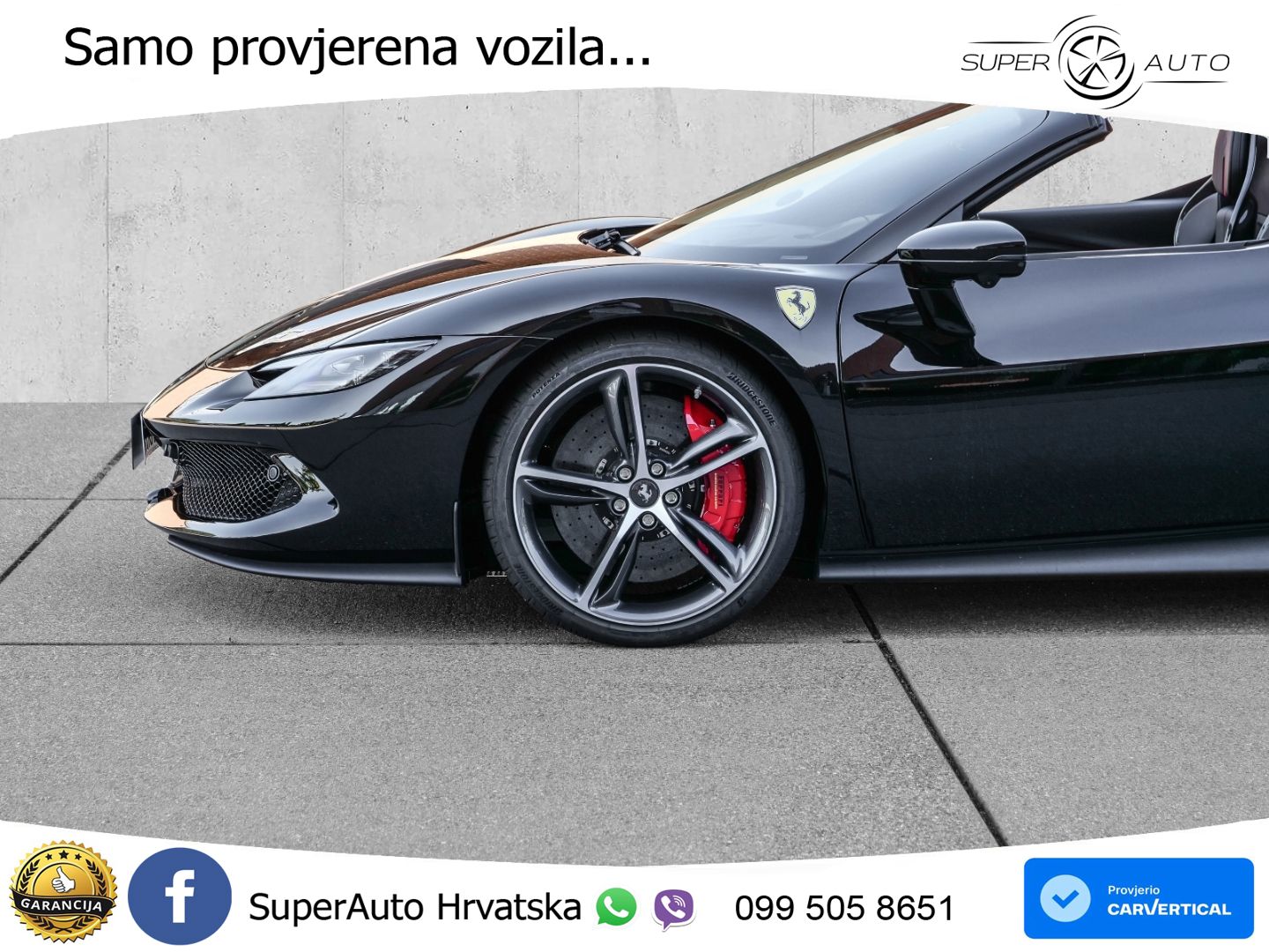 Ferrari 296 GTS 3.0 V6 (830 KS) F1 DCT LED+ACC