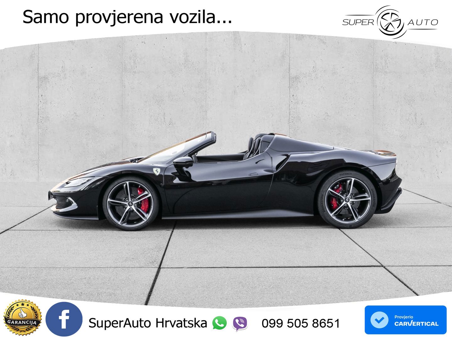 Ferrari 296 GTS 3.0 V6 (830 KS) F1 DCT LED+ACC