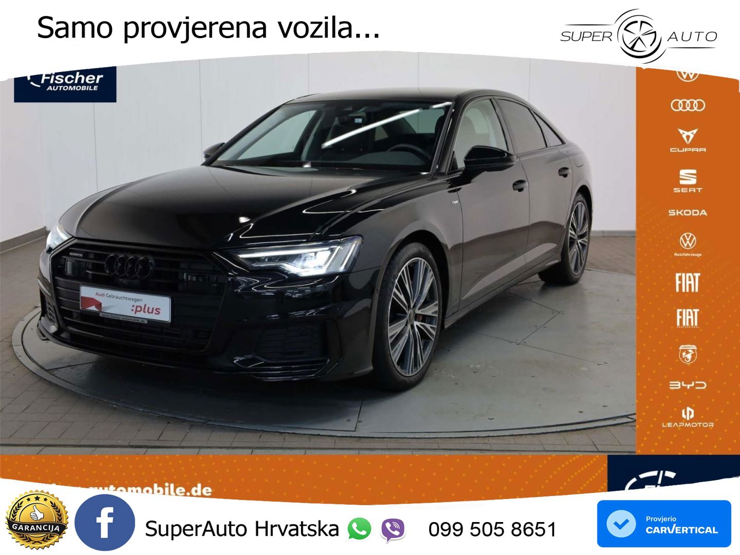 Audi A6 55 TFSIe (367 KS) quattro ultra S tronic S line LED+GR SJED+ACC