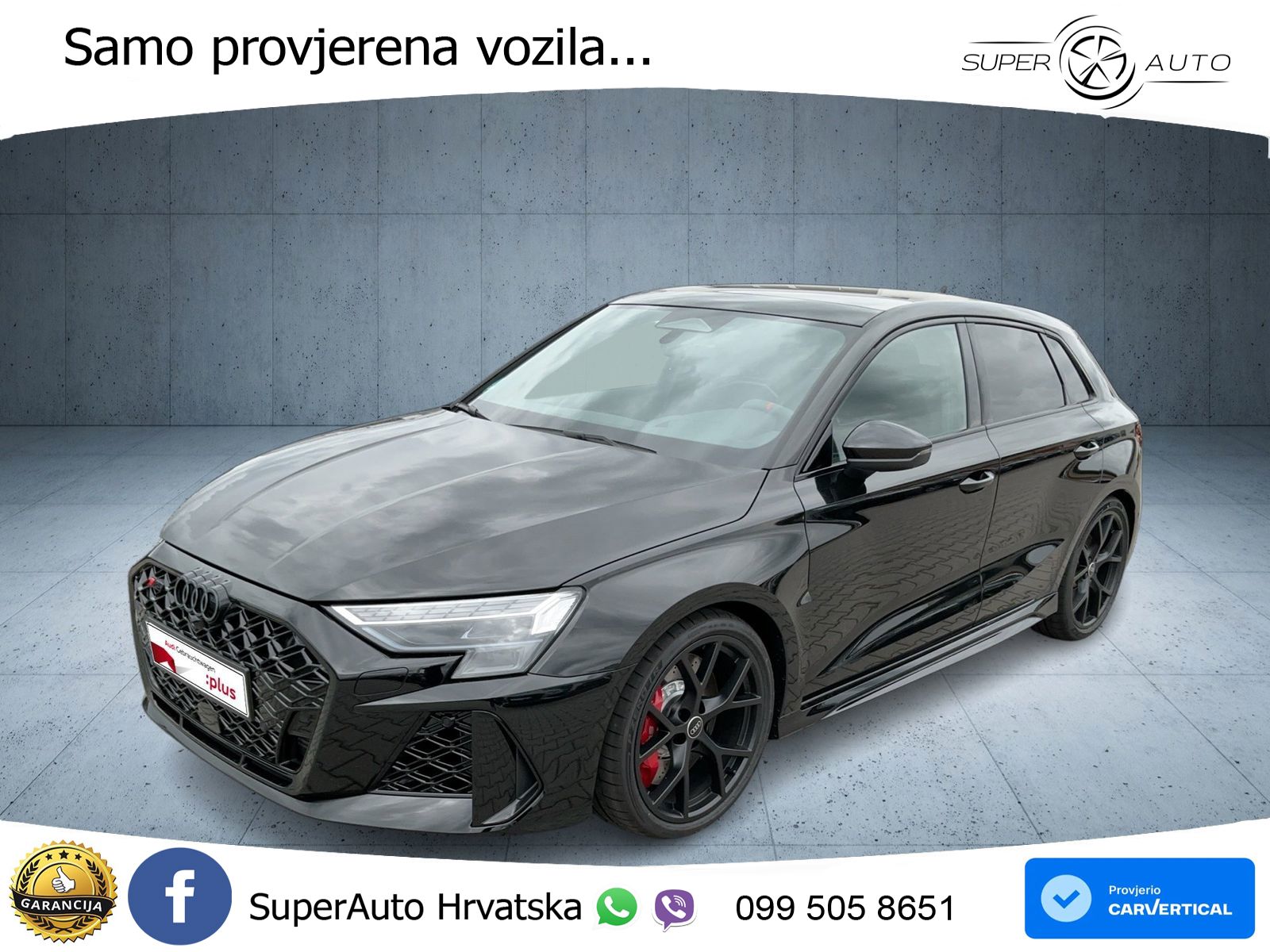 Audi RS3 Sedan 2.5 TFSI (400 KS) quattro S tronic LED+GR SJED+ACC