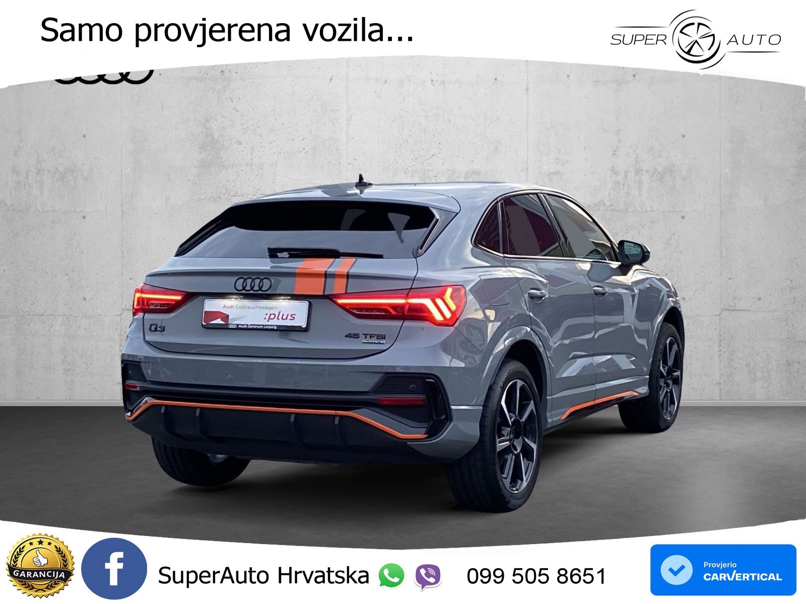 Audi Q3 II Sportback 45 TFSI (245 KS) quattro S tronic S line