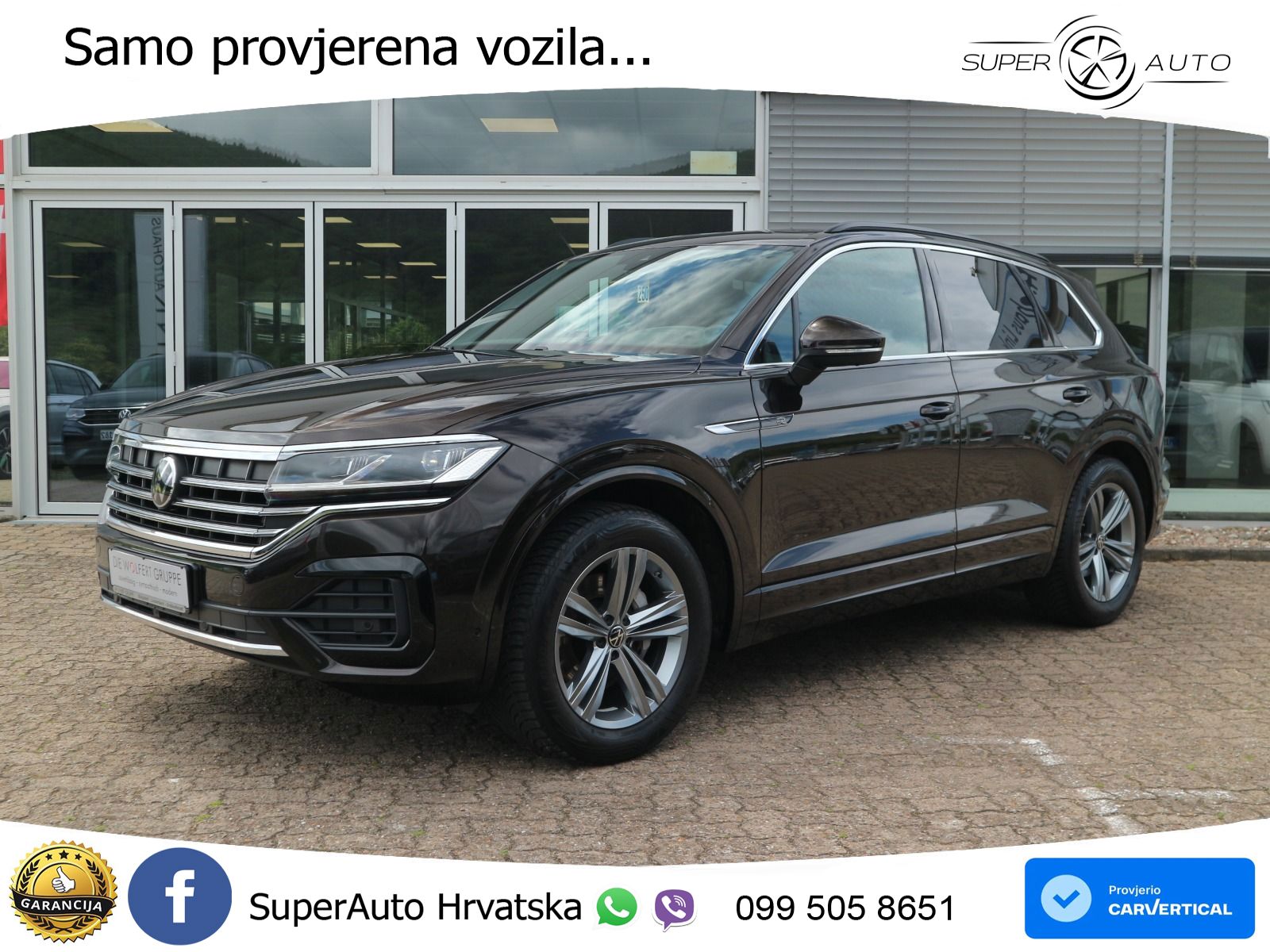 Volkswagen Touareg 3.0 V6 TDI (231 KS) 4MOTION Tiptronic R-Line ZRAČNI+ACC+GR SJED+KAM+PANO