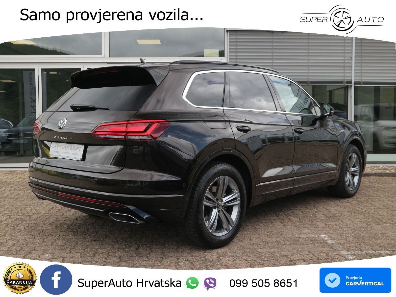 Volkswagen Touareg 3.0 V6 TDI (231 KS) 4MOTION Tiptronic R-Line ZRAČNI+ACC+GR SJED+KAM+PANO