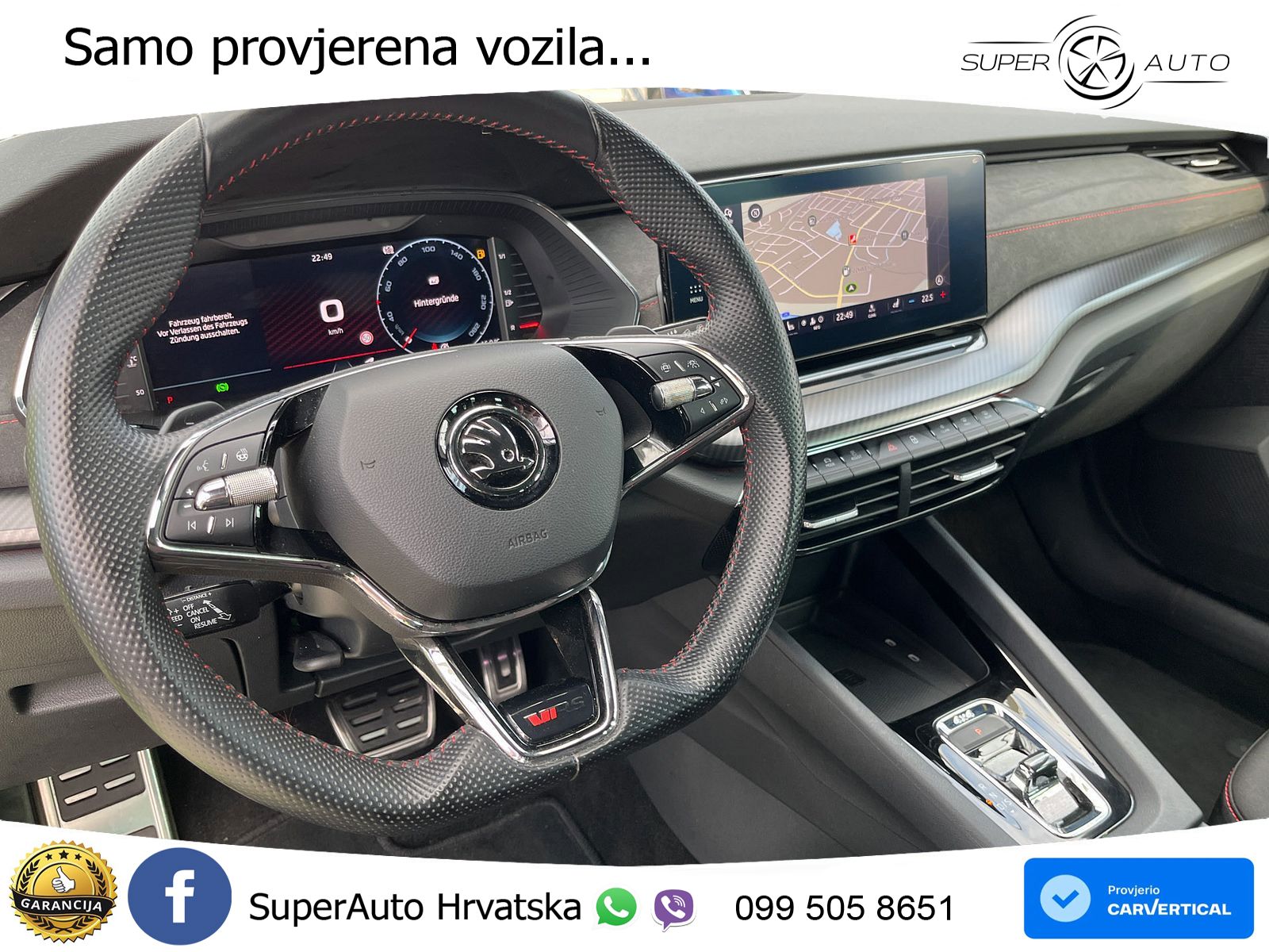 Škoda Octavia Combi RS 2.0 TDI (200 KS) 4x4 DSG LED+GR SJED+ACC