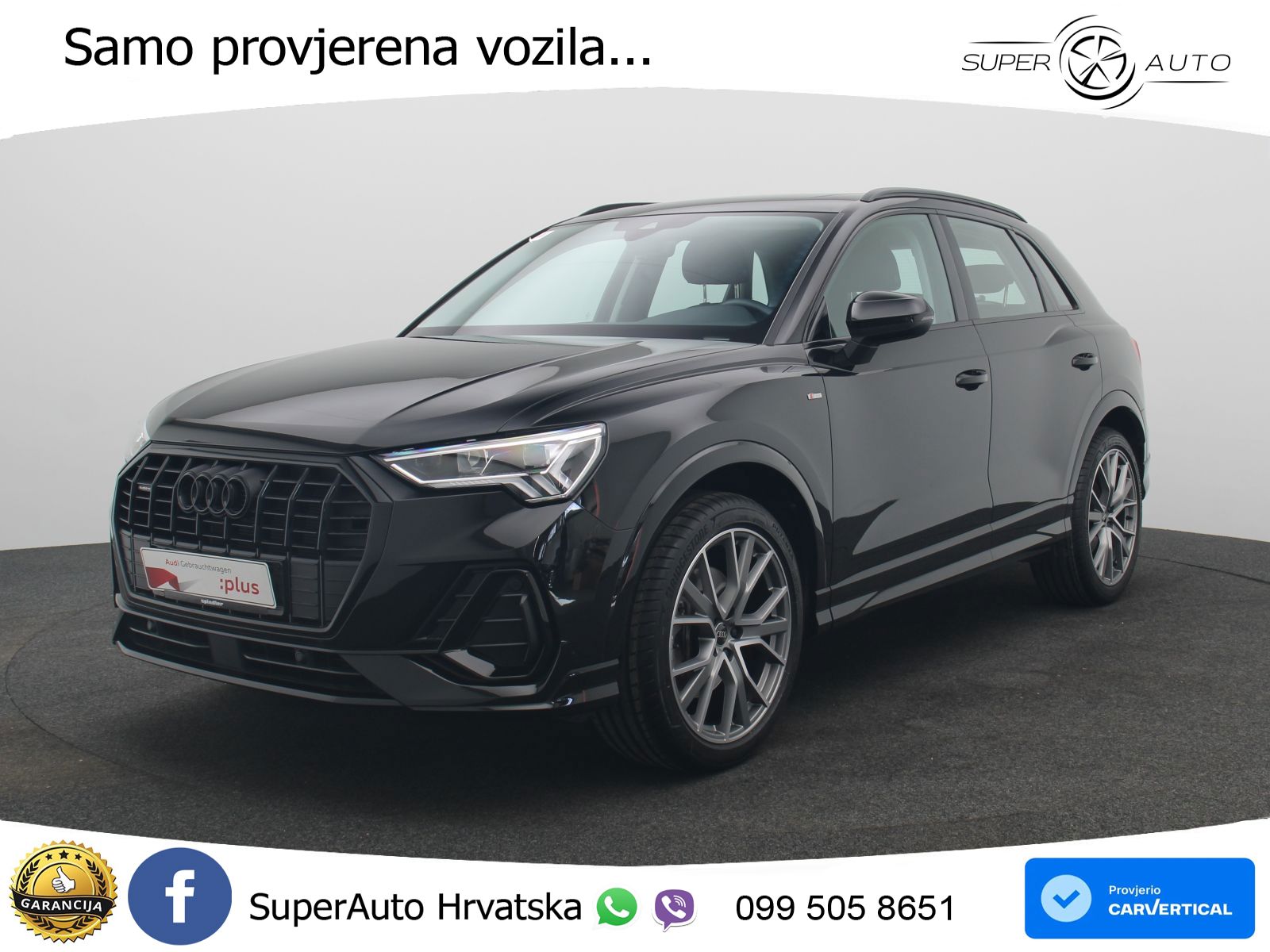 Audi Q3 40 TFSI (190 KS) quattro S tronic S line LED+GR SJED+ACC