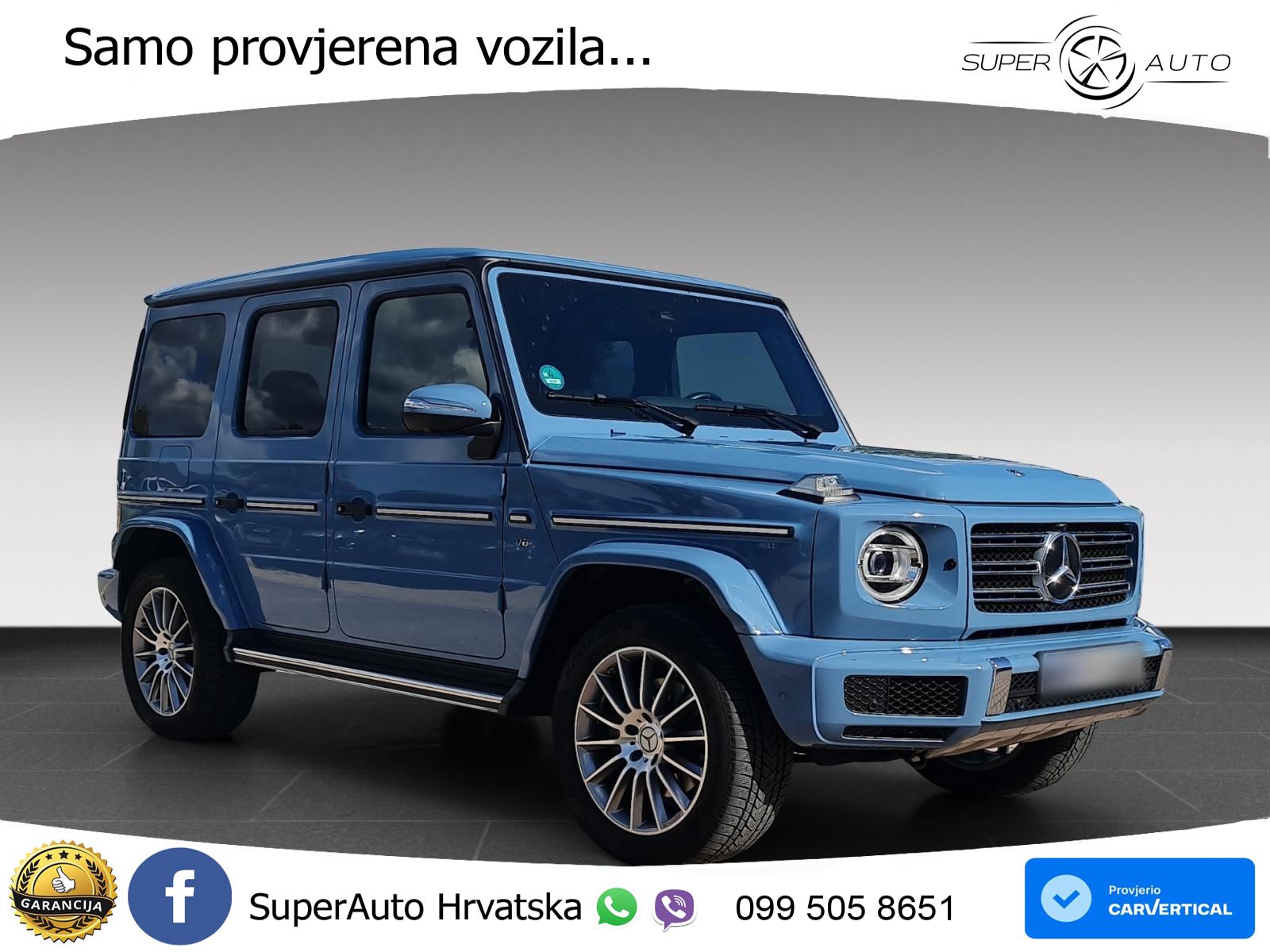 Mercedes G 500 Long V8 (422 KS) 4MATIC 9G-TRONIC Manufaktur