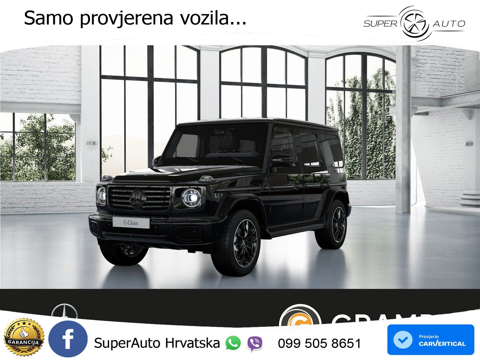 Mercedes G 500 Long (449 KS) 4MATIC 9G-TRONIC Exclusive LED+GR SJED+ACC