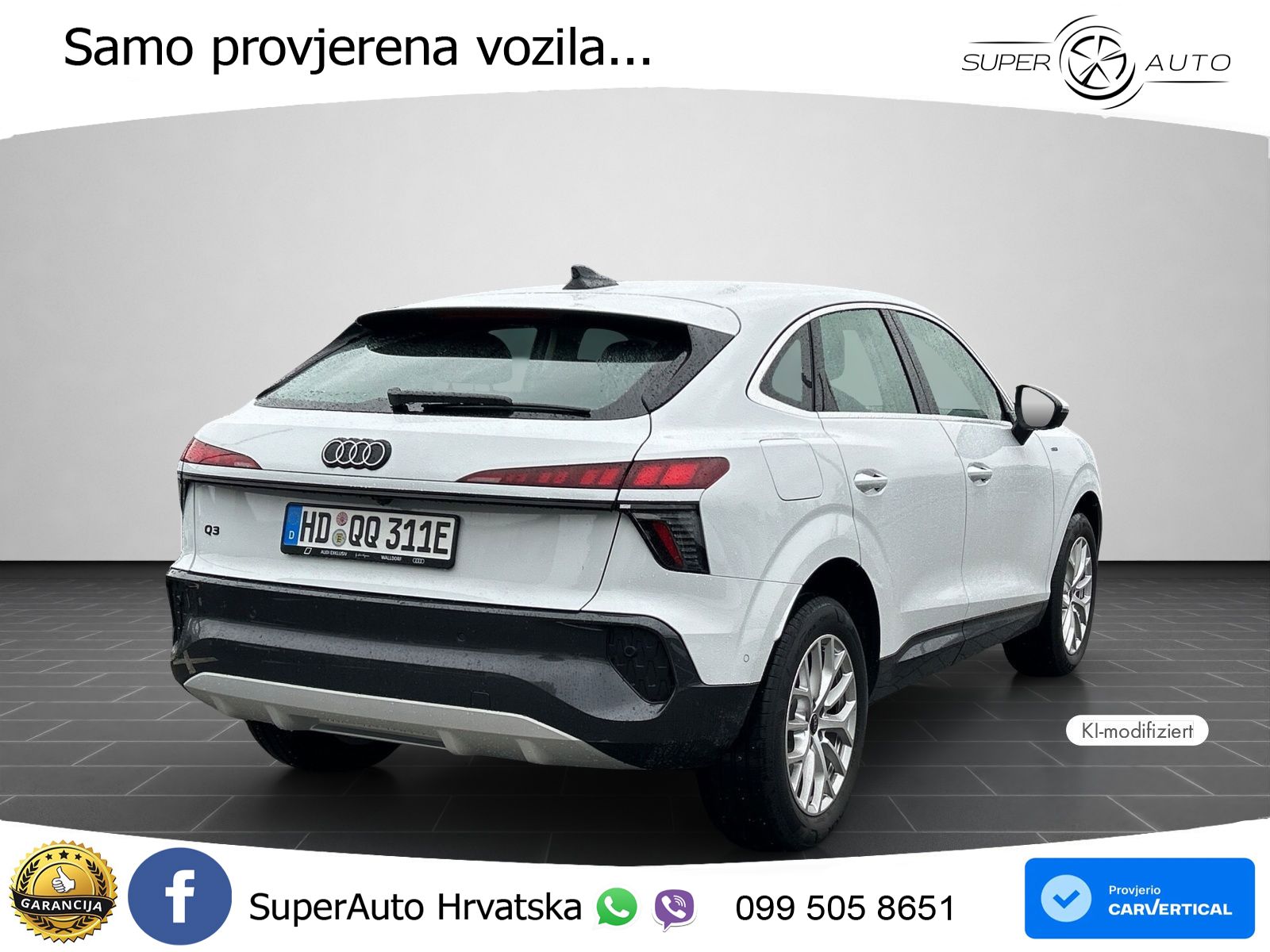 Audi Q3 Sportback 1.5 TFSIe (272 KS) S tronic LED+GR SJED+ACC