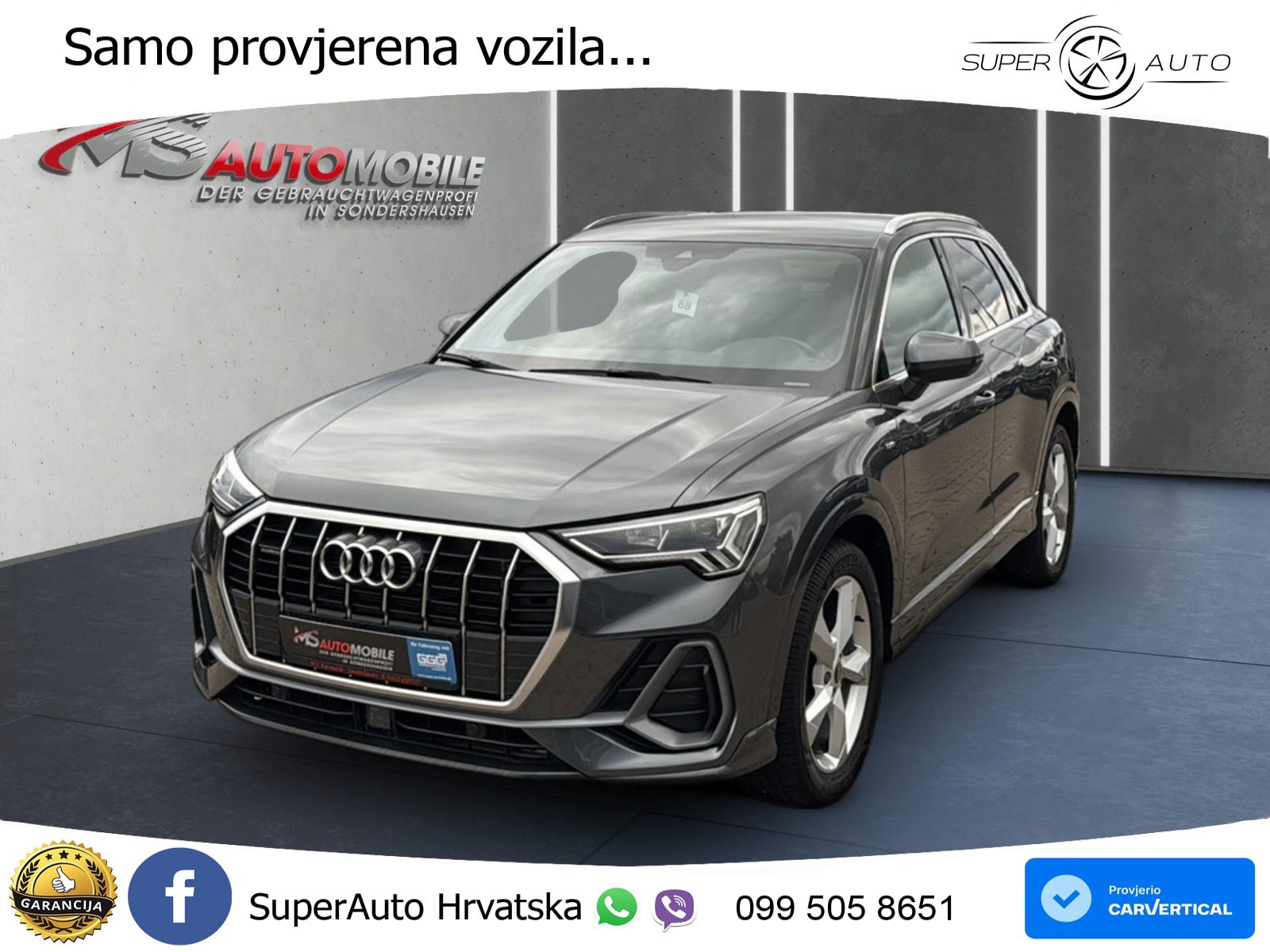 Audi Q3 35 TDI (150 KS) quattro S tronic S line LED+GR SJED+ACC