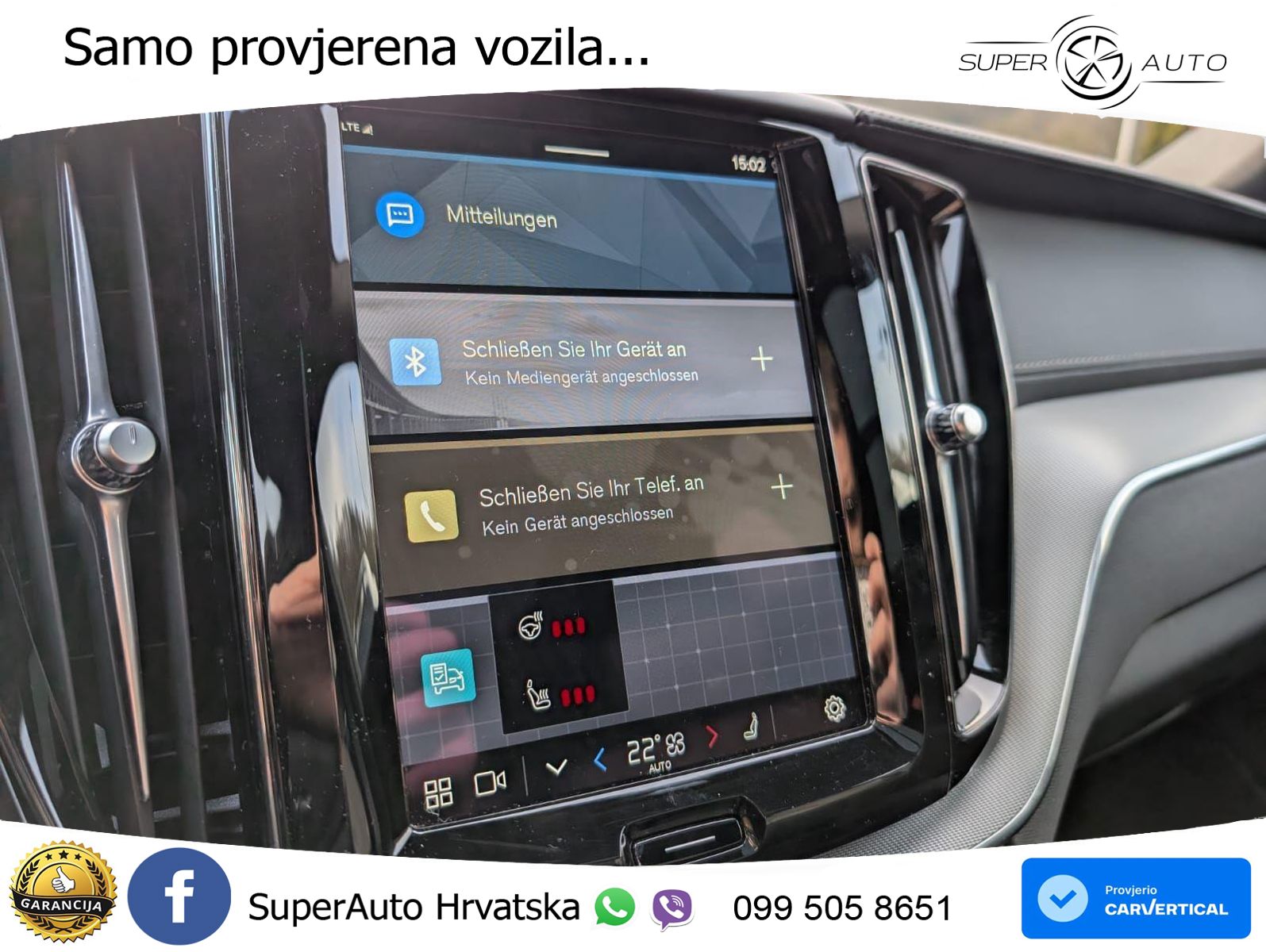 Volvo XC60 B5 Benzin AWD Geartronic ACC+HEAD+4xGR SJED+360+PANO