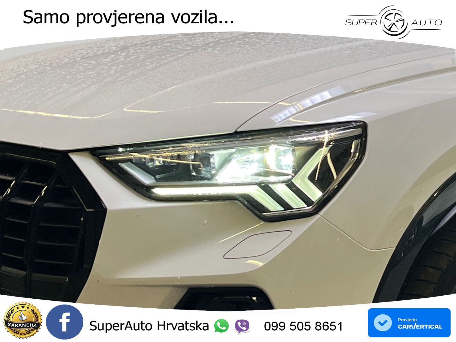 Audi Q3 40 TFSI (190 KS) quattro S tronic S line MATRIX+GR SJED+KAM