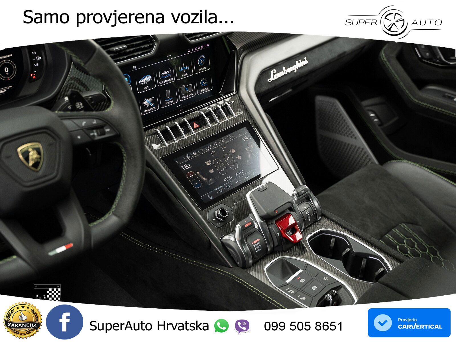 Lamborghini Urus S 4.0 V8 (666 KS) 4WD Automatic LED+GR SJED+ACC