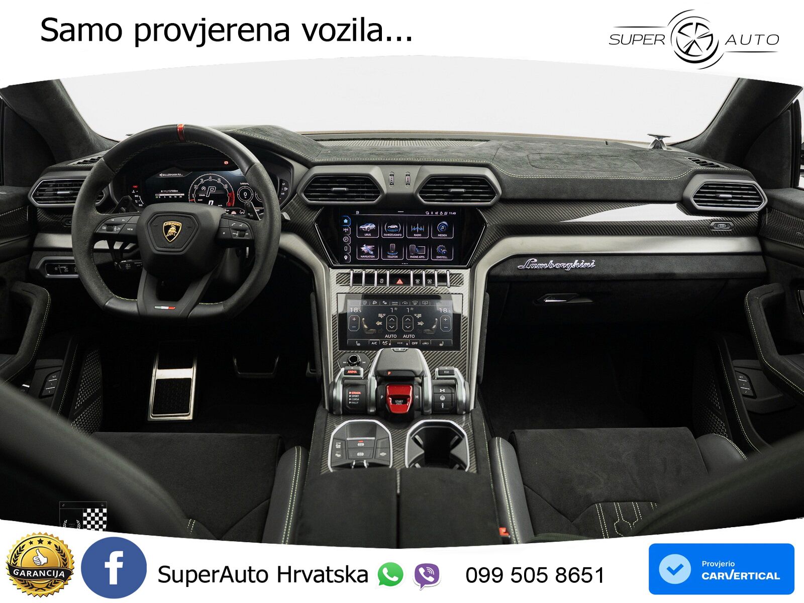Lamborghini Urus S 4.0 V8 (666 KS) 4WD Automatic LED+GR SJED+ACC