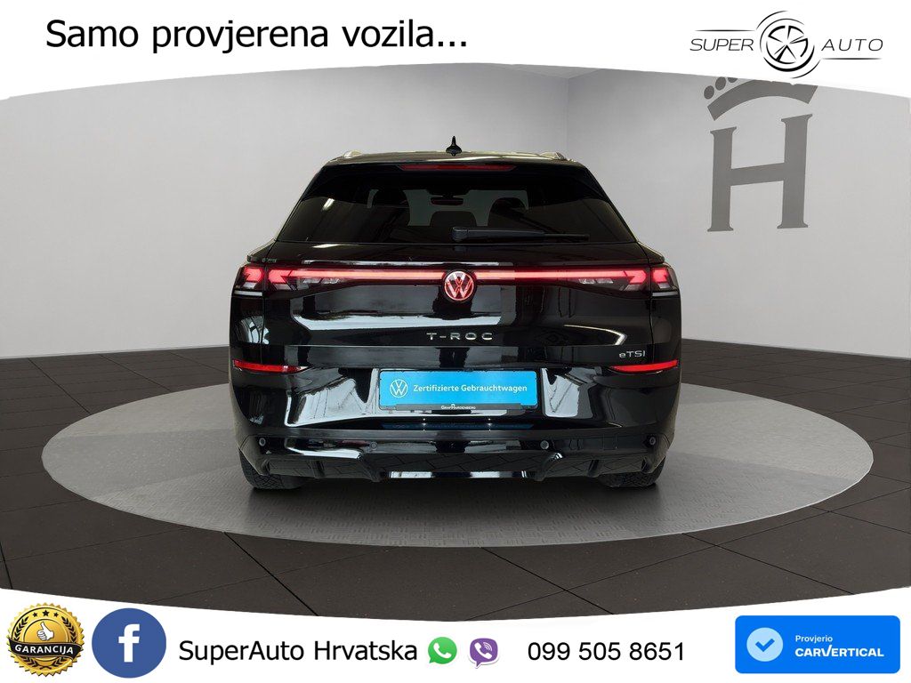 Volkswagen T-Roc 1.5 eTSI (150 KS)  DSG R-Line LED+GR SJED+ACC