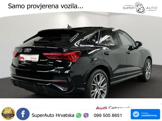 Audi Q3 Sportback 35 TFSI (150 KS) S tronic LED+GR SJED+ACC