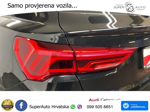 Audi Q3 Sportback 35 TFSI (150 KS) S tronic LED+GR SJED+ACC