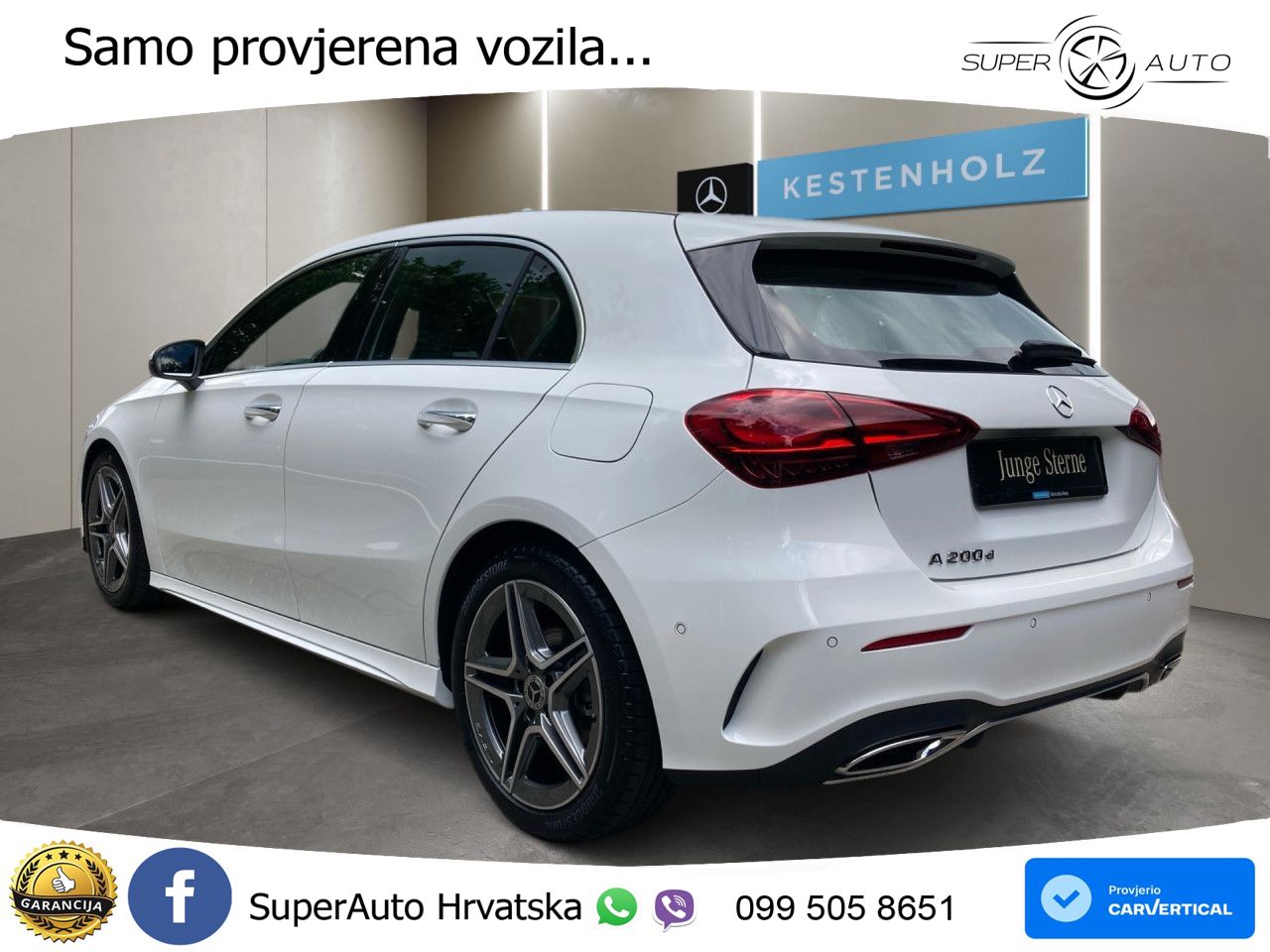Mercedes-Benz A 200d 8G-DCT AMG LED+GR SJED+ACC