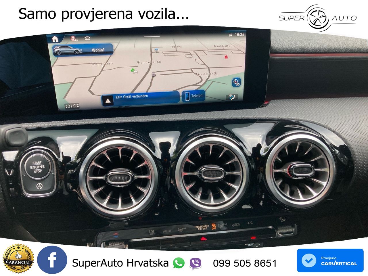 Mercedes-Benz A 200d 8G-DCT AMG LED+GR SJED+ACC
