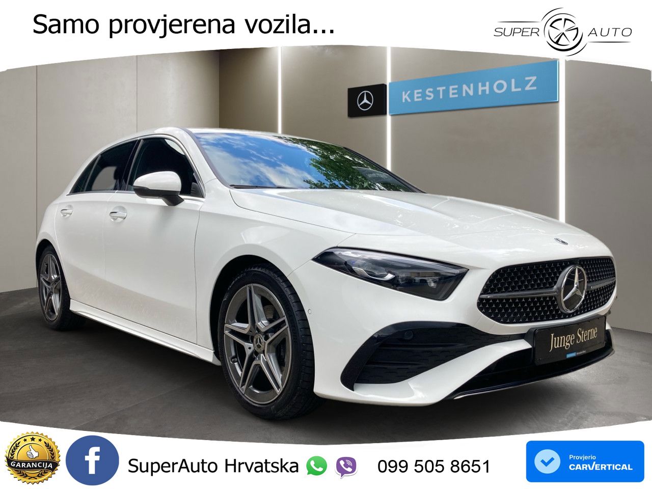 Mercedes-Benz A 200d 8G-DCT AMG LED+GR SJED+ACC