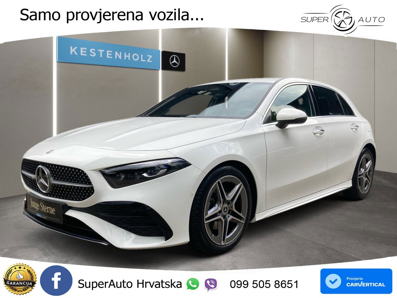 Mercedes-Benz A 200d 8G-DCT AMG LED+GR SJED+ACC