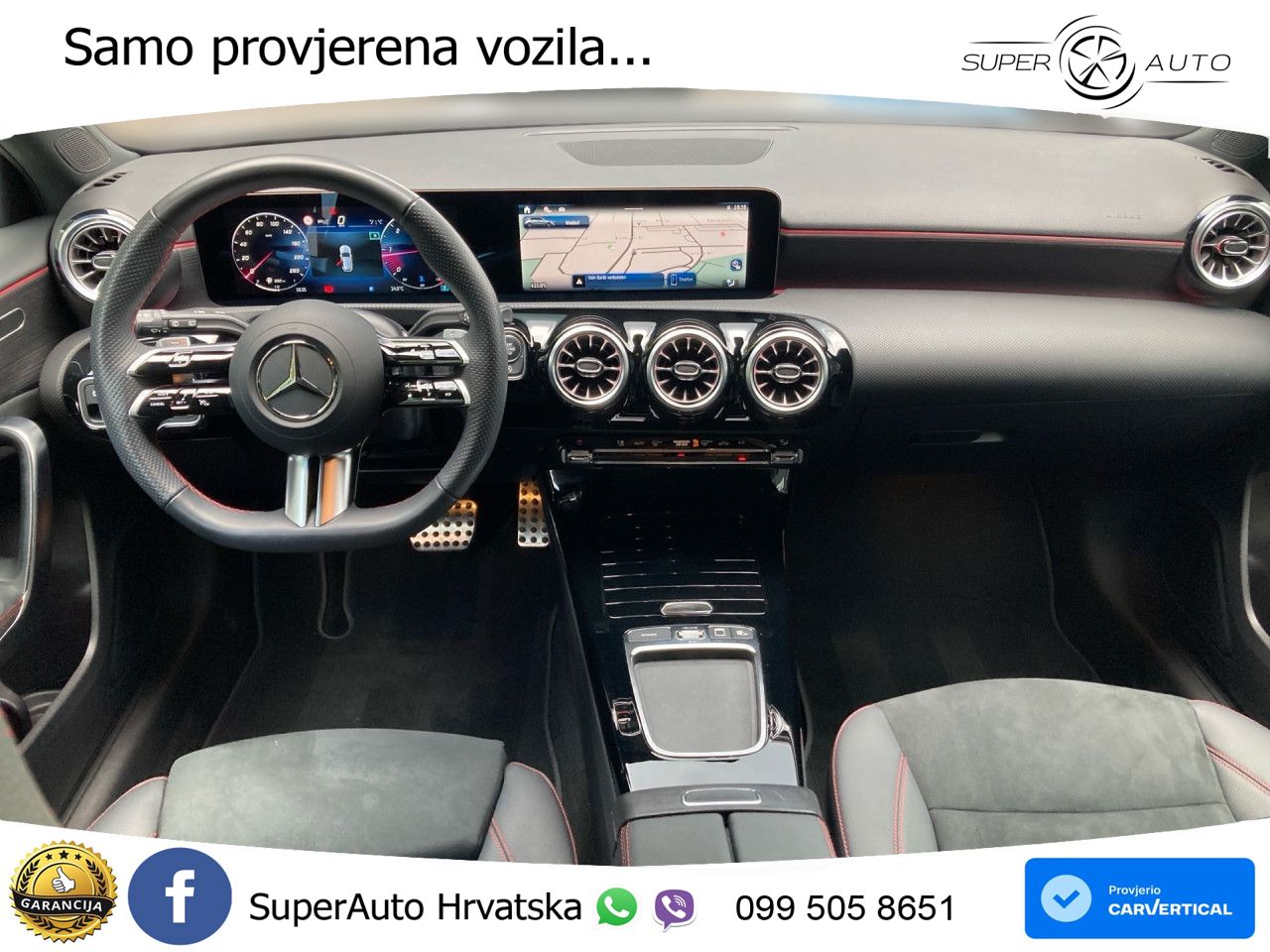 Mercedes-Benz A 200d 8G-DCT AMG LED+GR SJED+ACC