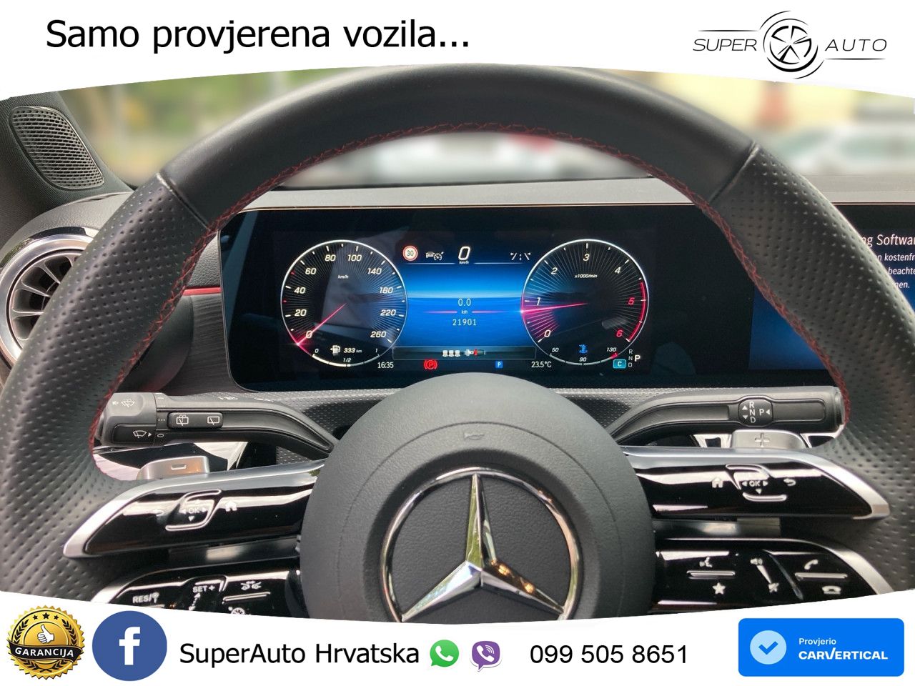 Mercedes-Benz A 200d 8G-DCT AMG LED+GR SJED+ACC