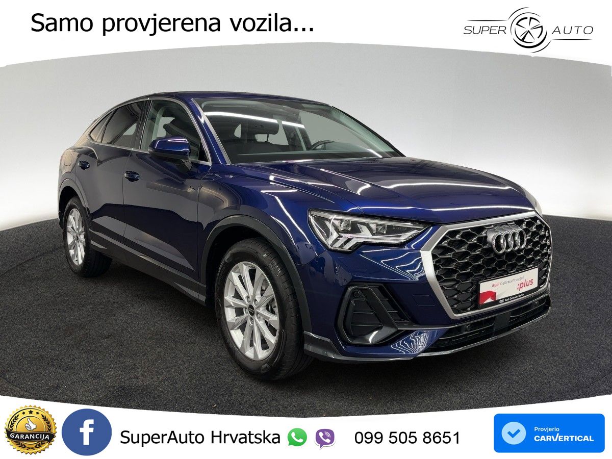 Audi Q3 Sportback 35 TFSI (150 KS) S tronic LED+GR SJED+ACC