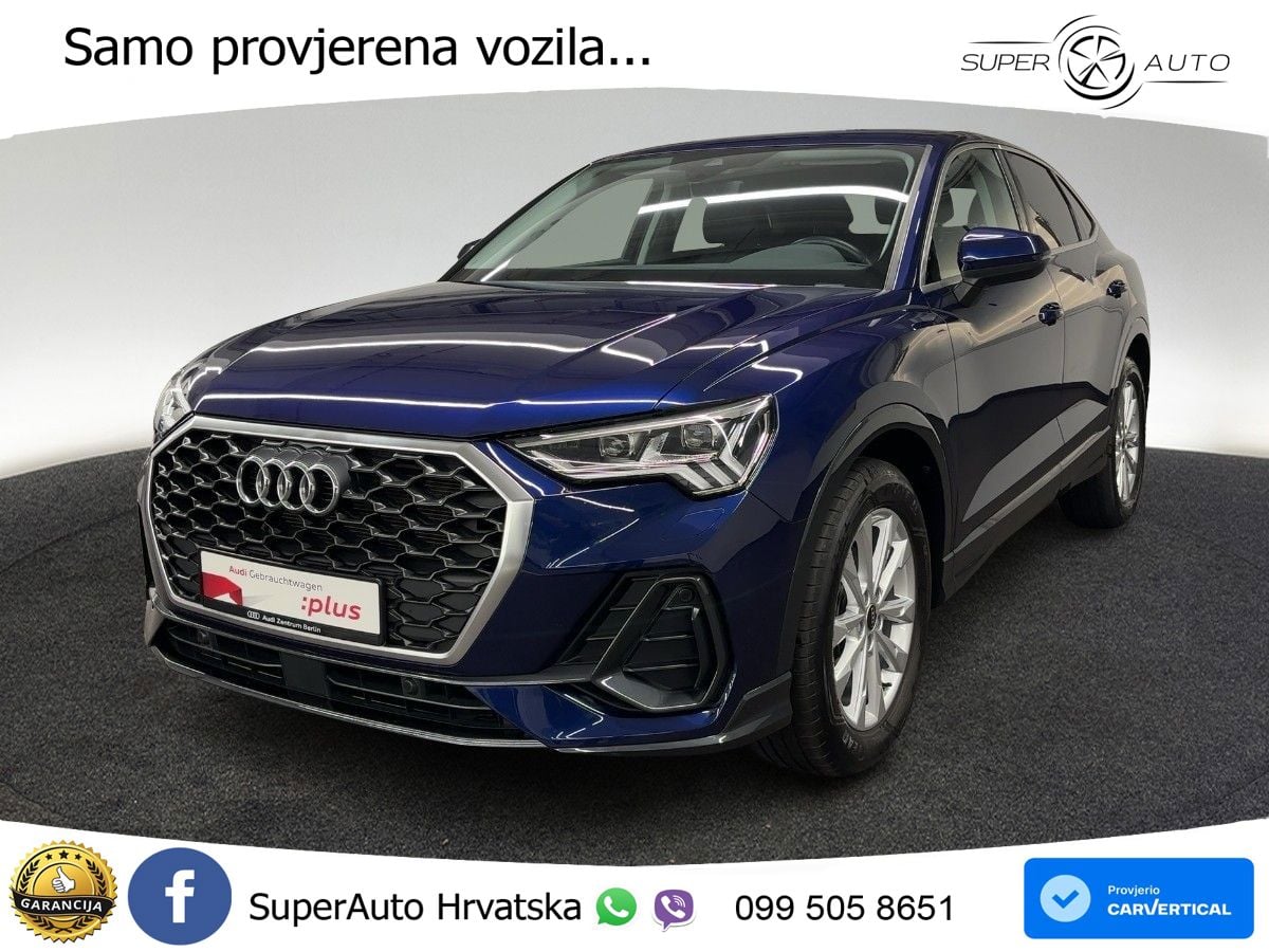 Audi Q3 Sportback 35 TFSI (150 KS) S tronic LED+GR SJED+ACC