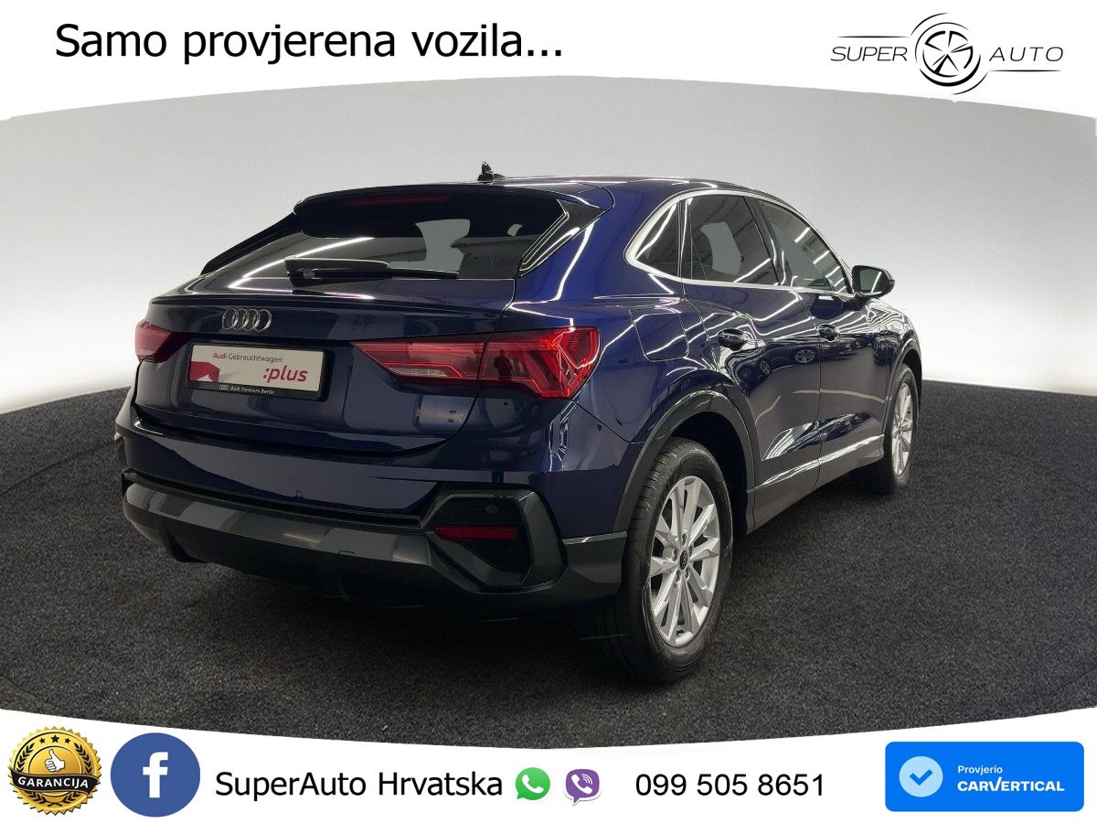 Audi Q3 Sportback 35 TFSI (150 KS) S tronic LED+GR SJED+ACC