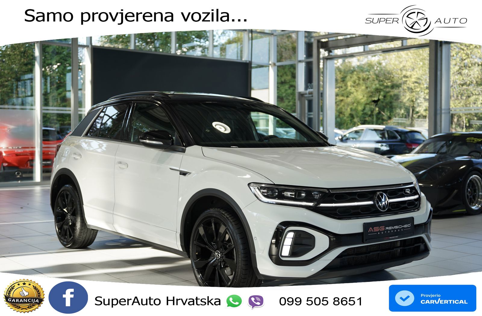 Volkswagen T-Roc 2.0 TSI (190 KS) 4M DSG R-Line LED+GR SJED+ACC