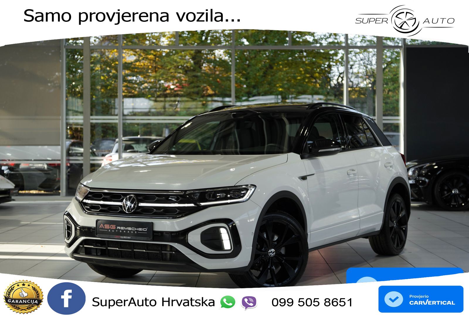 Volkswagen T-Roc 2.0 TSI (190 KS) 4M DSG R-Line LED+GR SJED+ACC