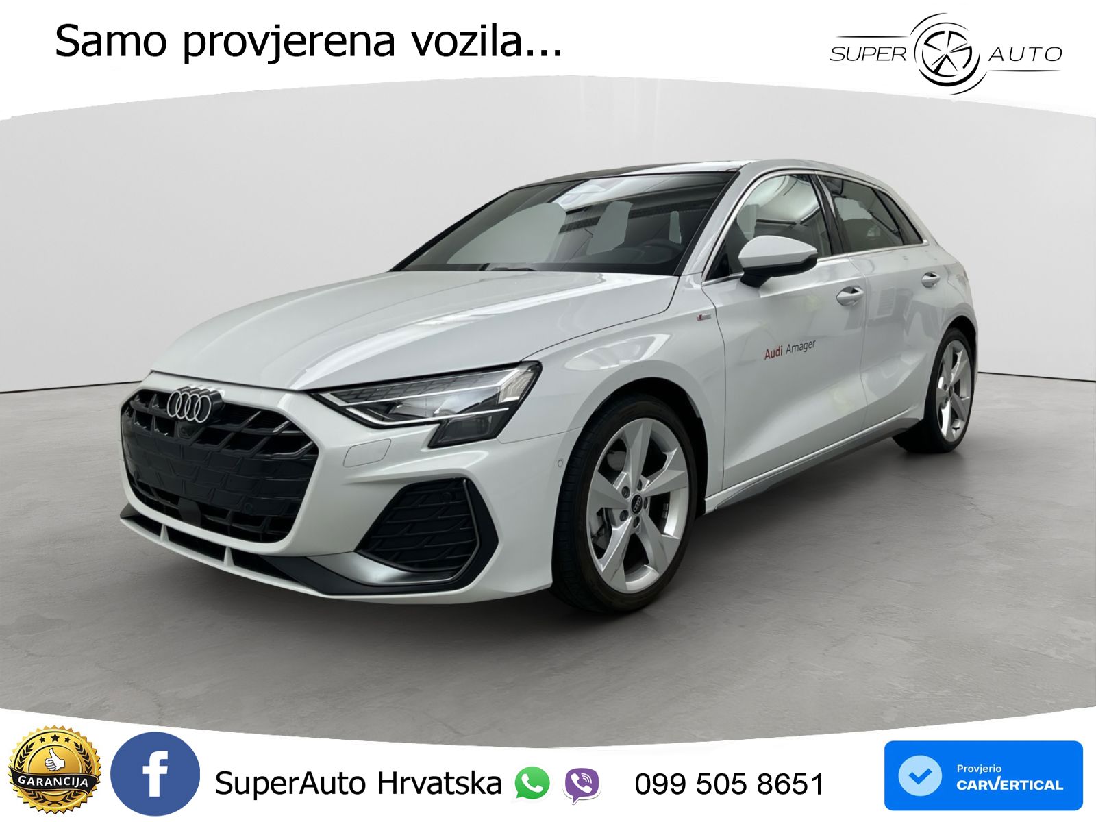 Audi A3 35 TFSI (150 KS) S line LED+GR SJED+ACC