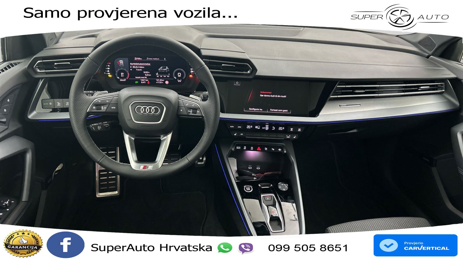 Audi A3 35 TFSI (150 KS) S line LED+GR SJED+ACC