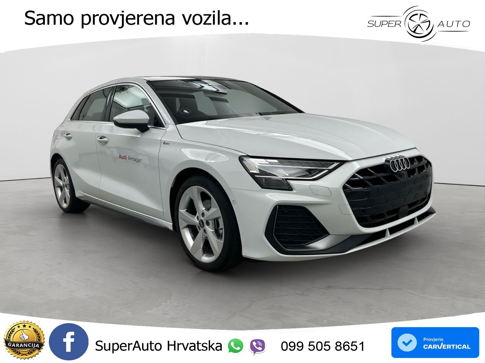 Audi A3 35 TFSI (150 KS) S line LED+GR SJED+ACC
