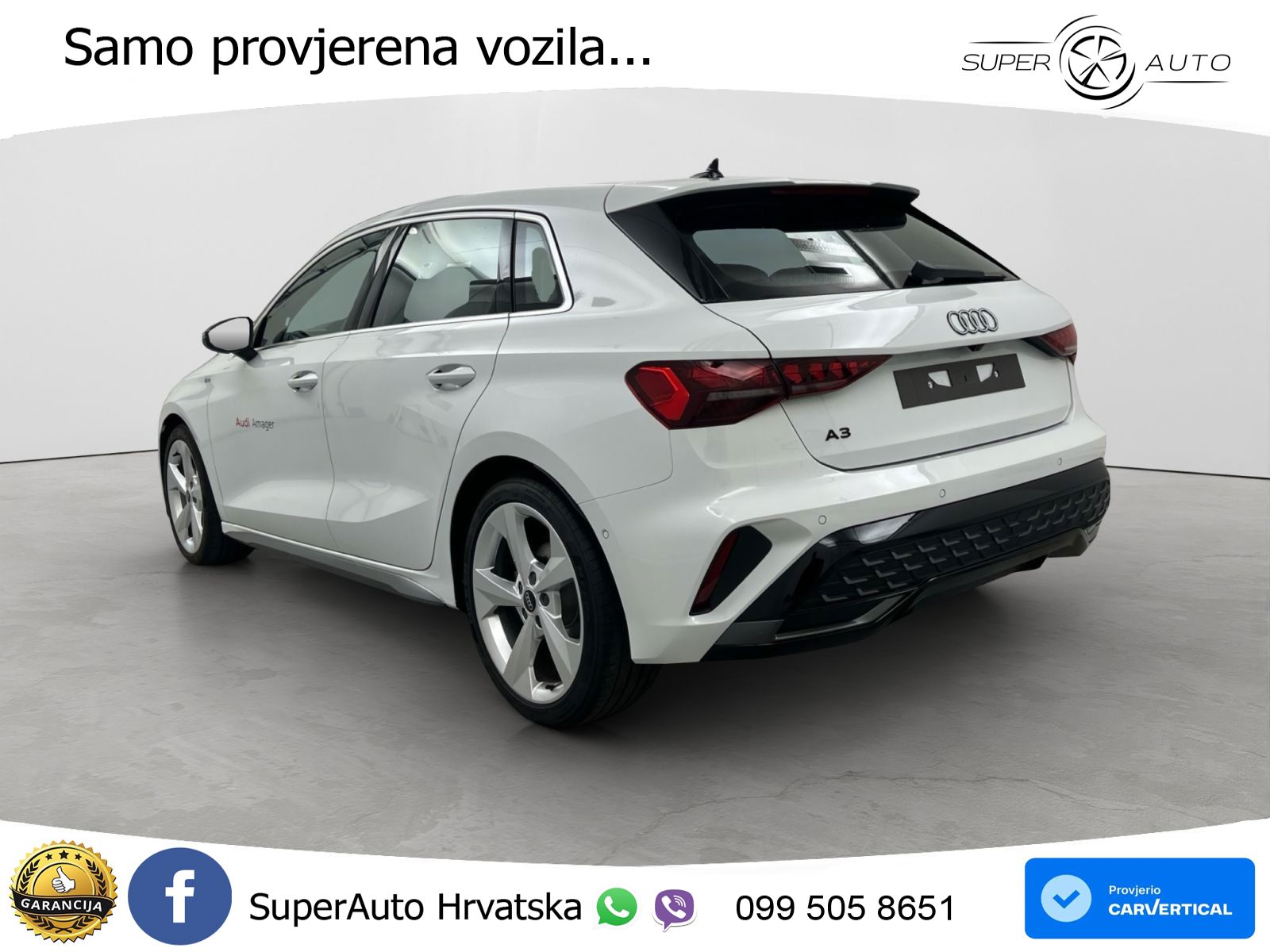 Audi A3 35 TFSI (150 KS) S line LED+GR SJED+ACC