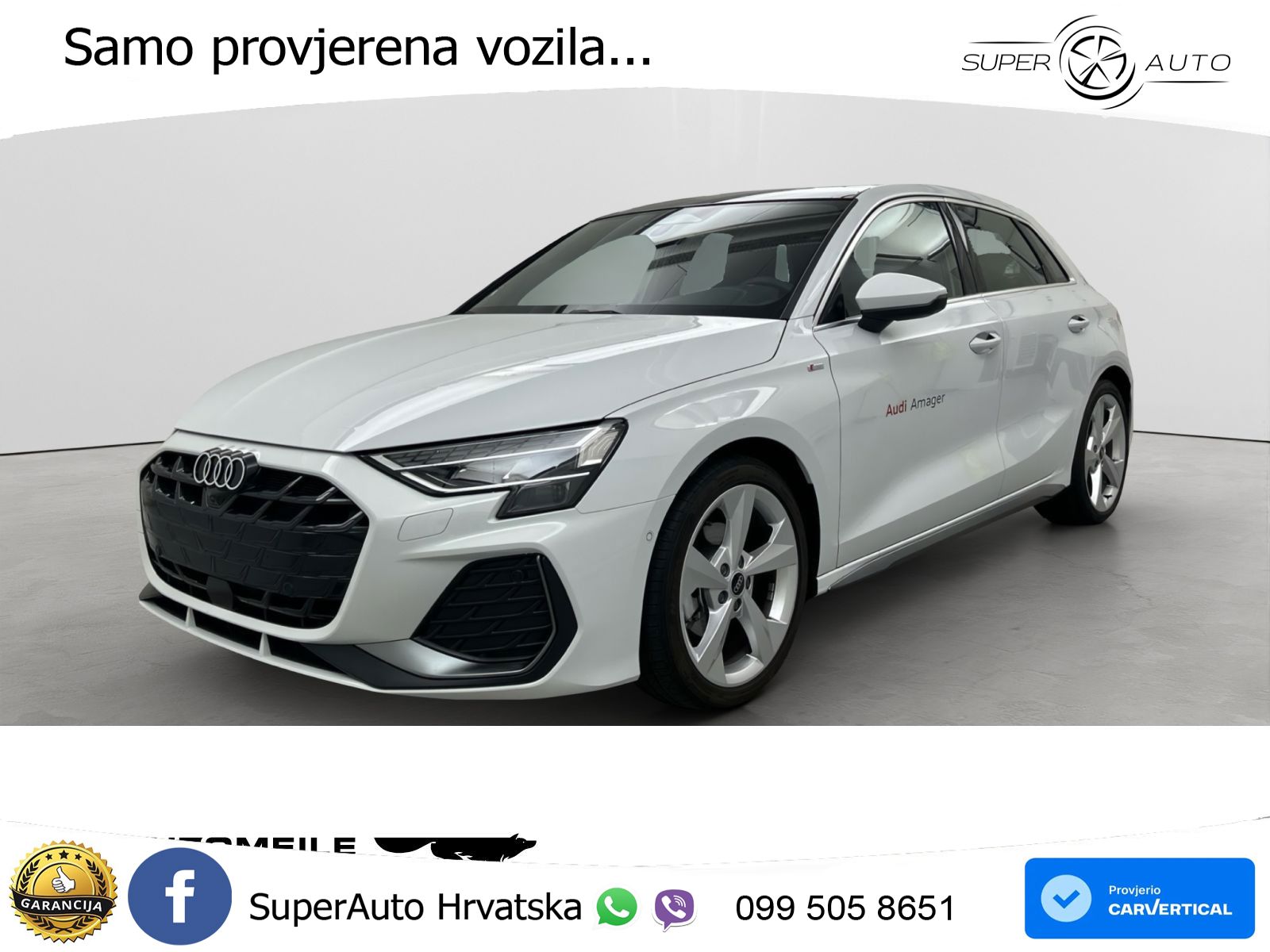 Audi A3 35 TFSI (150 KS) S line LED+GR SJED+ACC