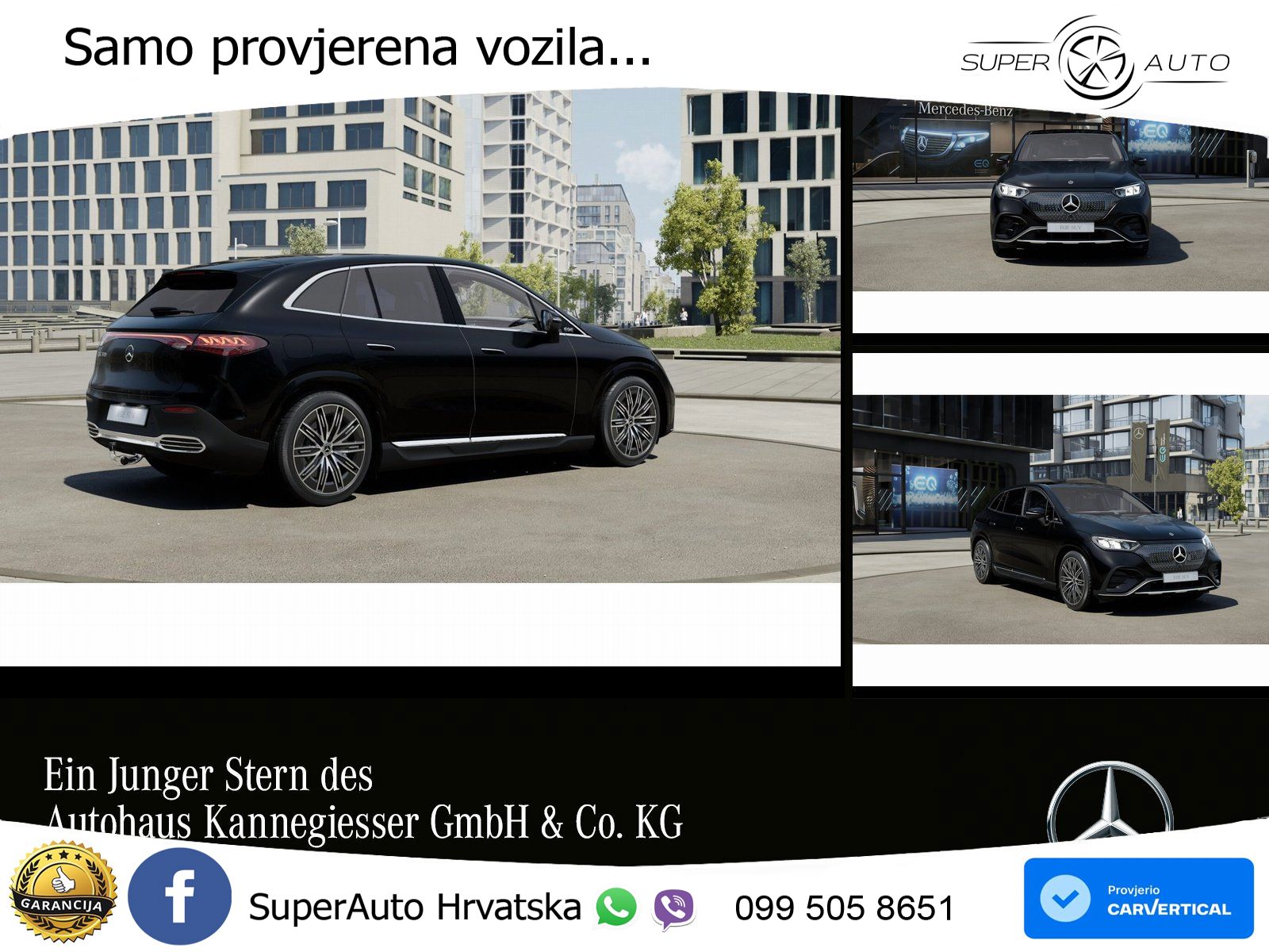 Mercedes EQE SUV 300 100 kWh (265 KS) AMG ACC+GR SJED+360+PANO
