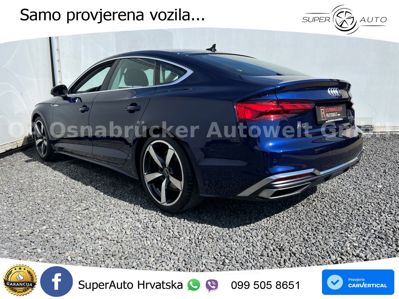 Audi A5 Sportback  40 TFSI (204 KS) quattro S tronic S line
