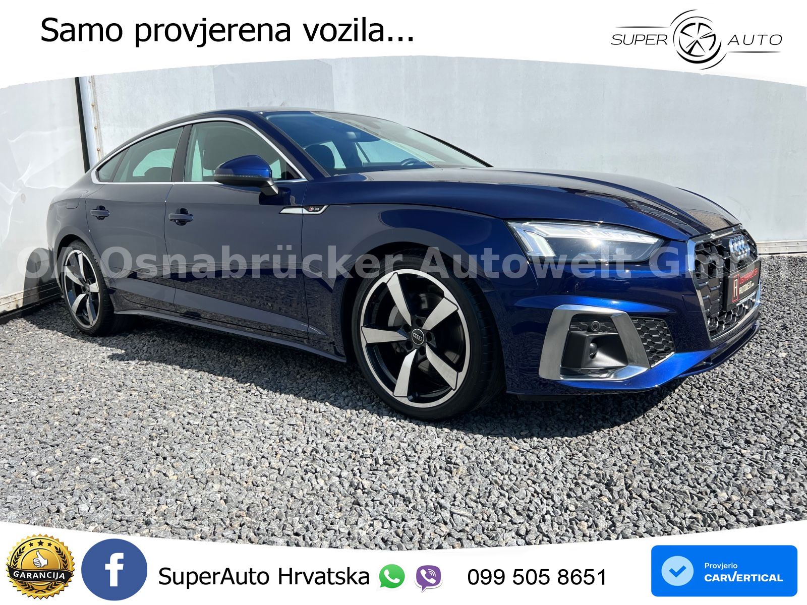 Audi A5 Sportback  40 TFSI (204 KS) quattro S tronic S line