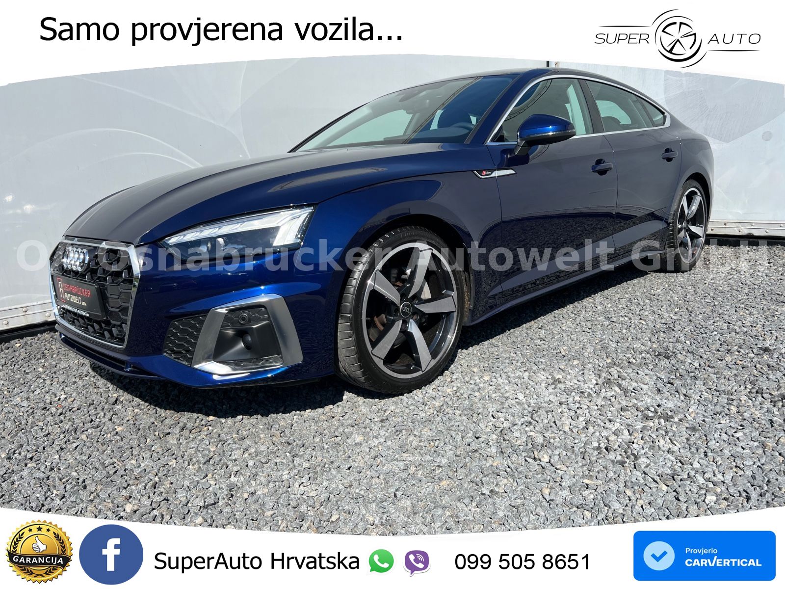 Audi A5 Sportback  40 TFSI (204 KS) quattro S tronic S line