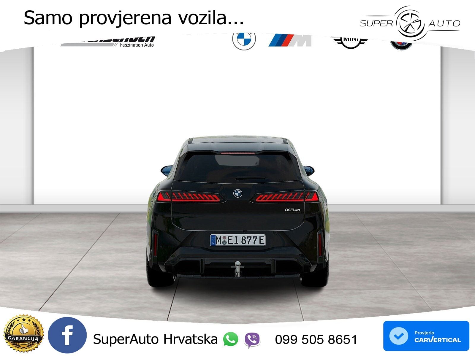 BMW iX3 40 82.6 kWh (320 KS) M Sport LED+GR SJED+ACC