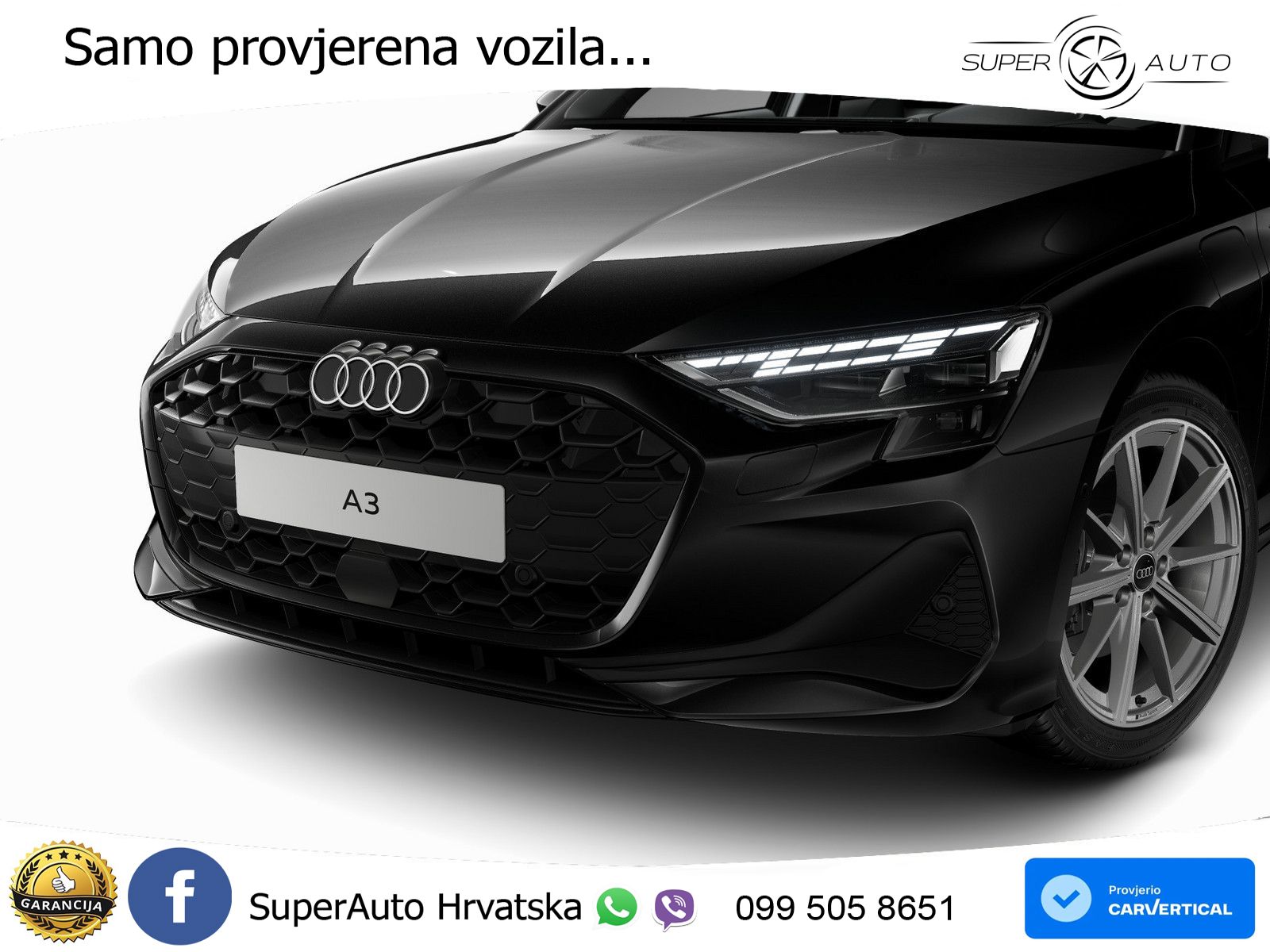Audi A3 40 TFSIe (204 KS) S tronic LED+GR SJED+ACC