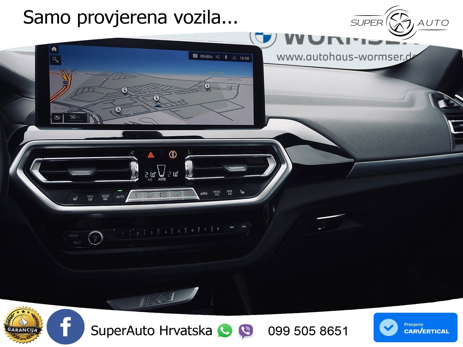 BMW iX3 80 kWh (286 KS) M Sport LED+GR SJED+ACC