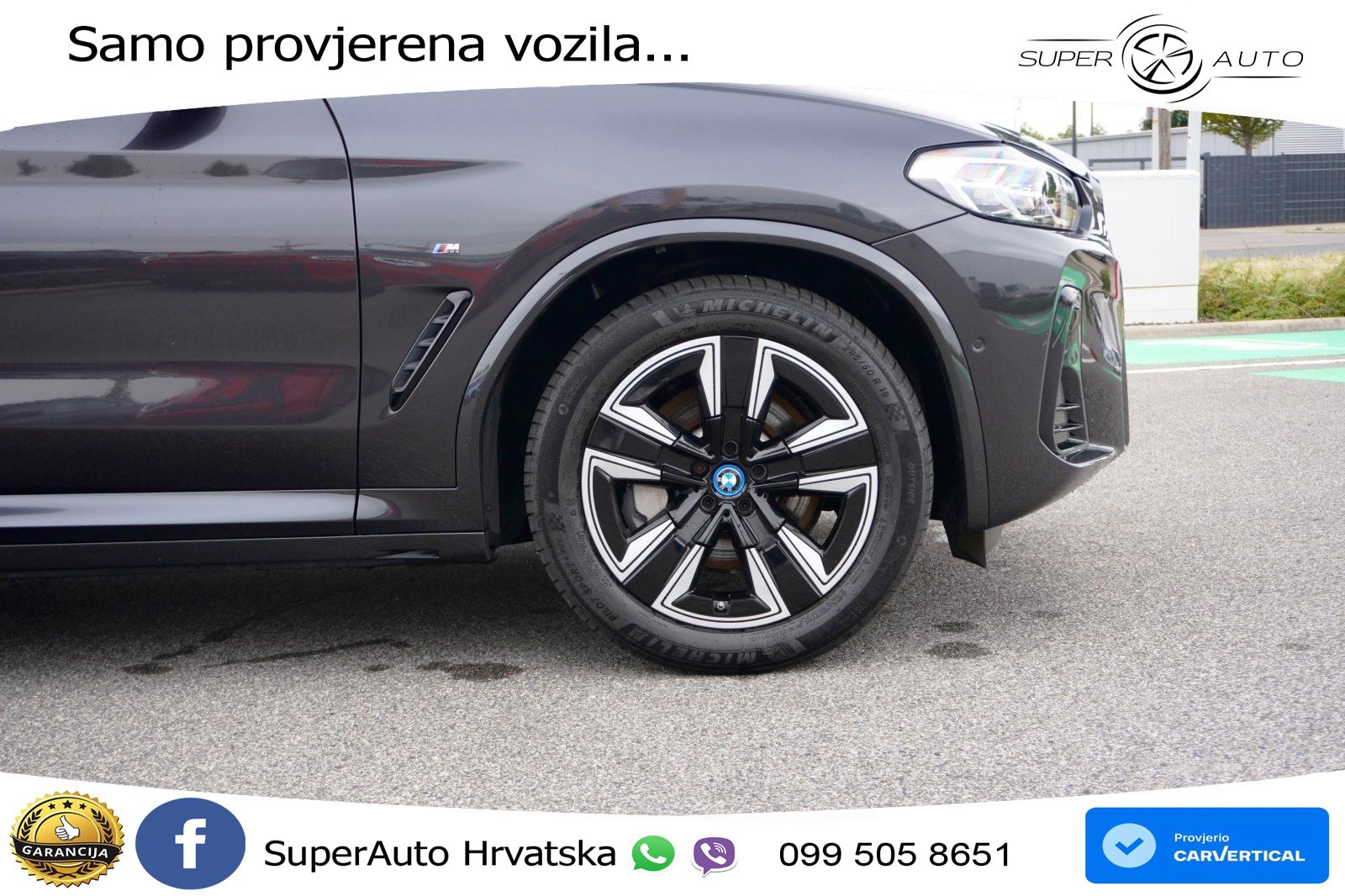BMW iX3 80 kWh (286 KS) M Sport LED+GR SJED+ACC