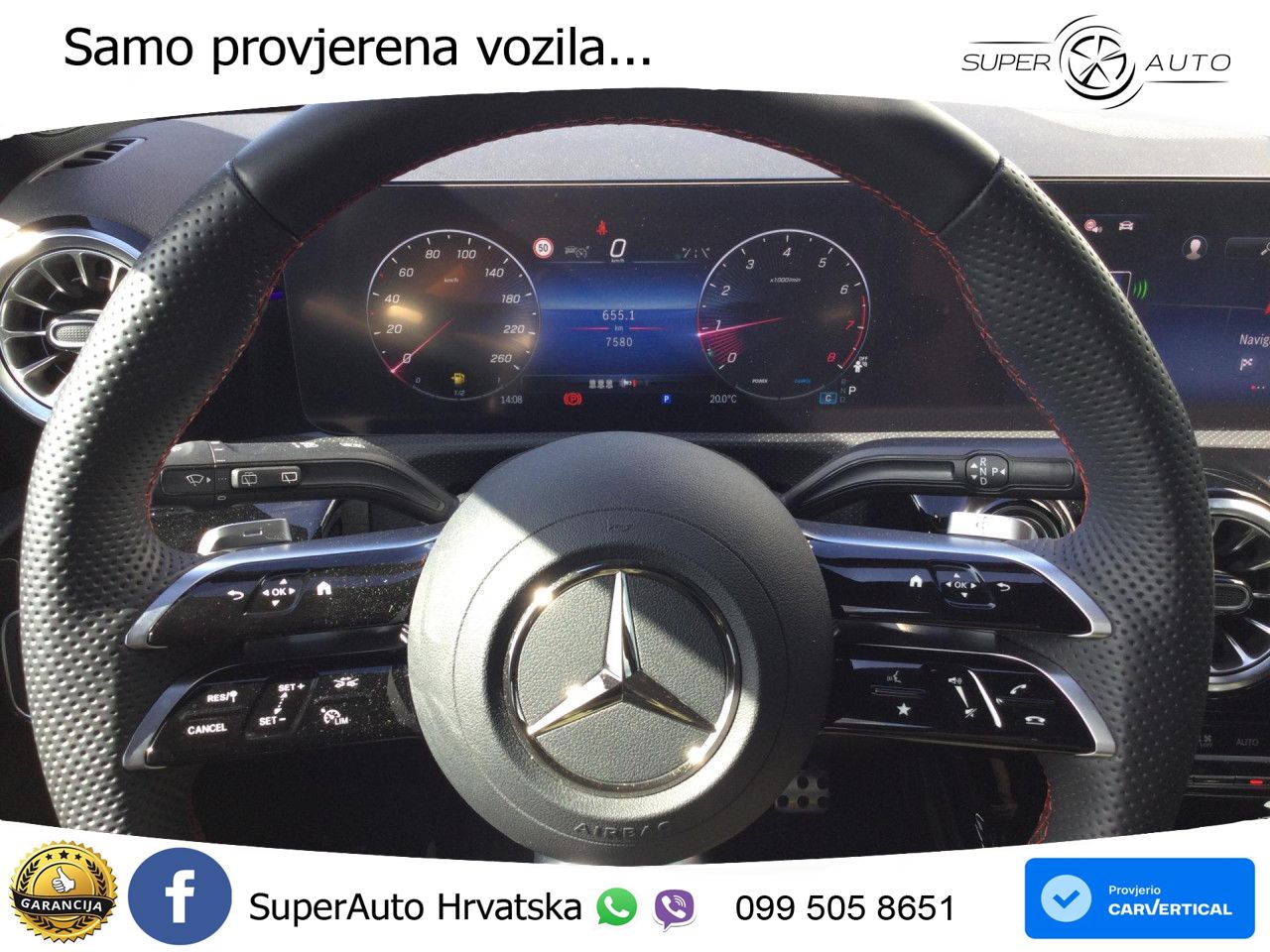 Mercedes-Benz A 200 7G-DCT AMG LED+GR SJED+ACC