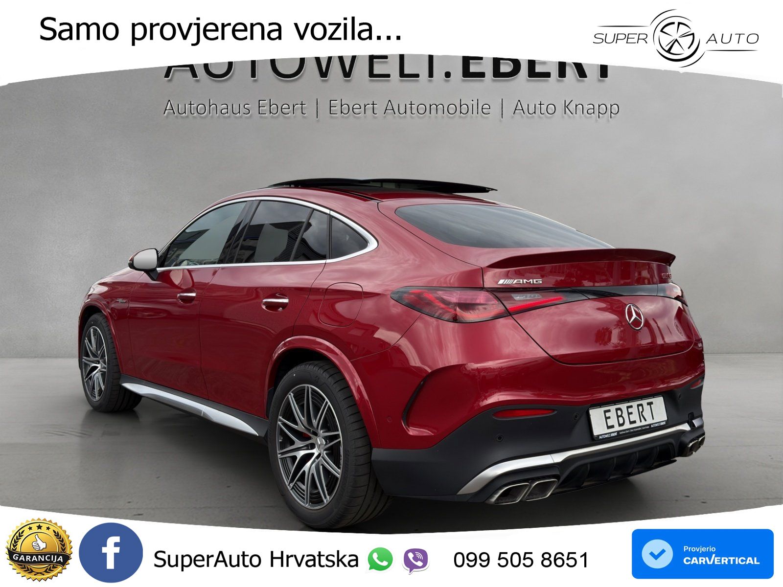 Mercedes GLC Coupe AMG 63 S E PERFORMANCE (680 KS) 4MATIC AMG SPEEDSHIFT MCT 9G ACC+HEAD+GR SJED+360+PANO